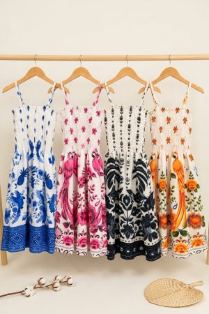Vestido floral alcinha